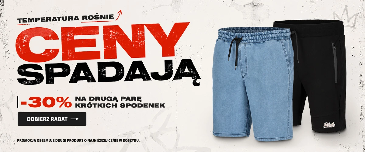 -30% na drugą parę spodenek