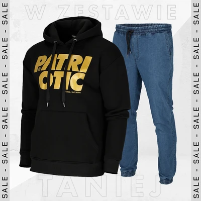 CLS Bluza z Kapturem + Cls Mini Spodnie Jeans Jogger