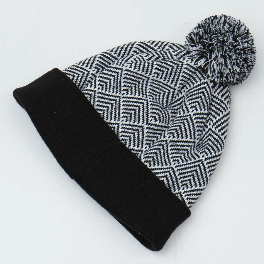 Triangels Czapka Zimowa z Pomponem